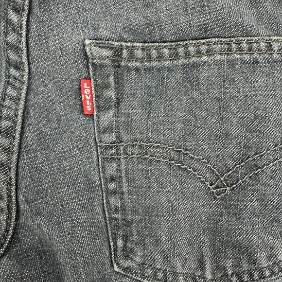 Levis 550 Relaxed Fit Jeans 8 Reg W24 L22 Dark Wash Denim Kids Casual Wear - Picture 4 of 7